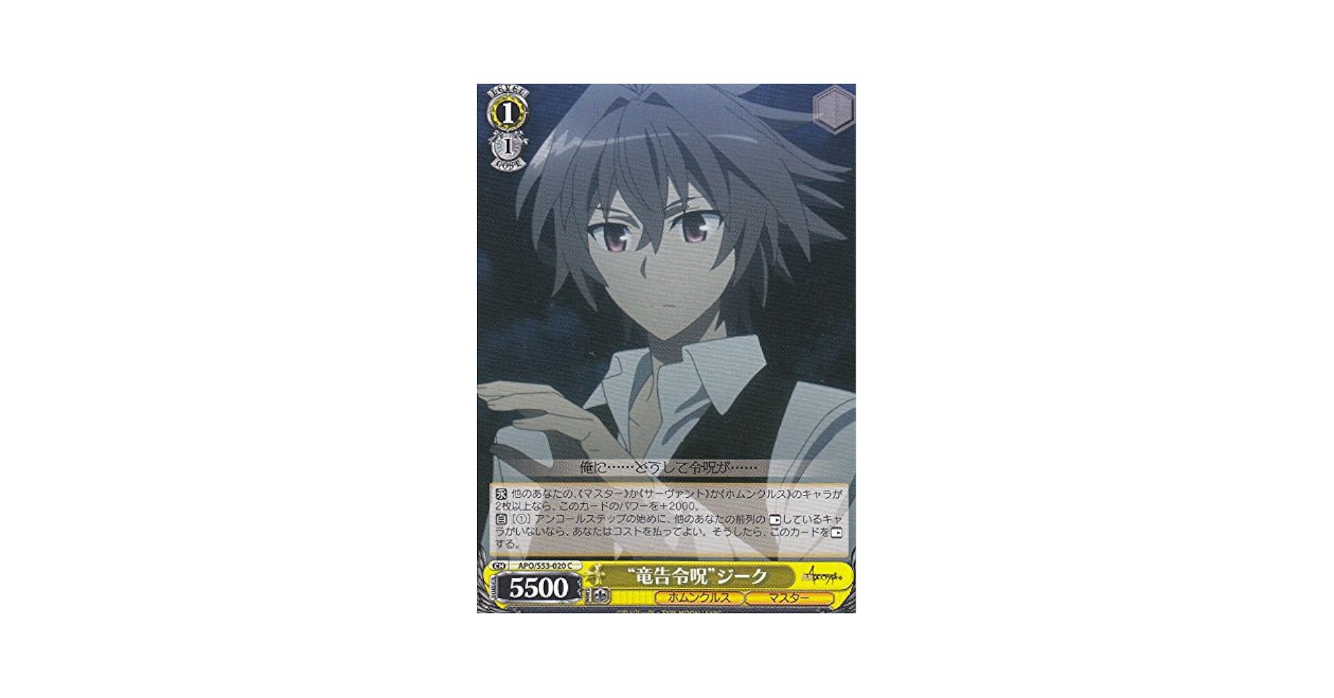 ヴァイスシュヴァルツ fate/apocrypha カートン 未開封 初版 ブースターパック Fate/Apocrypha ｜ ヴァイスシュヴァルツ